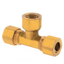 Paulin D78-6B - 3/8"x1/4" Compression Tee Brass