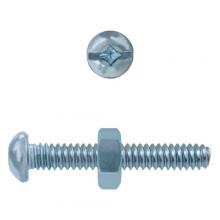 Paulin 46500 - Stainless Steel Carriage Bolts (#10-24 x 3/4") - 10 pc