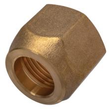 Paulin D40-8-6 - 1/2"x3/8" Flare Nut Short Standard Reducing Brass