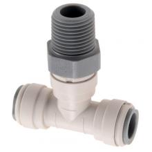 Paulin D6072-4B - 1/4"x1/4" John Guest PTC Branch Tee Swivel Acetal