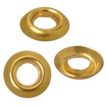 Paulin 59746 - Brass-Plated Metric Shelf Pins (with Brown Plastic Tip) - 20 pc