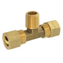 Paulin D72-6B - 3/8"x1/4" Compression Tee Brass