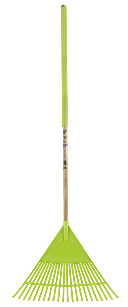 Leaf rake, 22 py tines, 47" hdle, Botanica