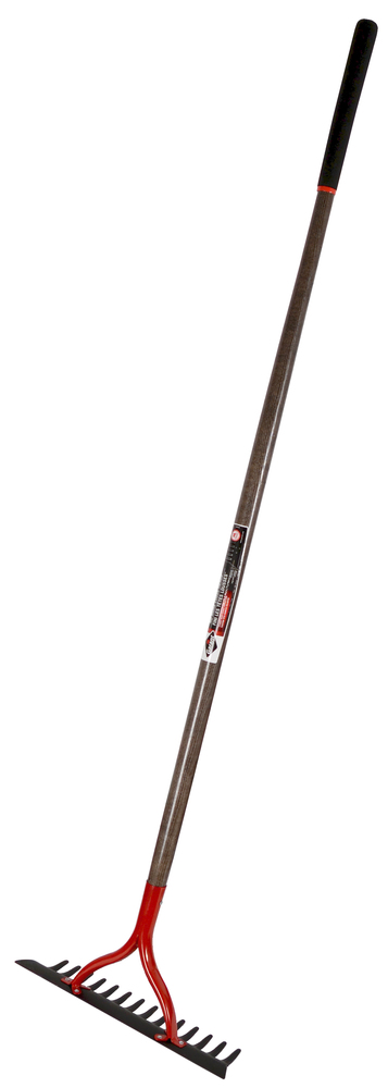 Garden rake, 14 tines, 54" handle, Garant