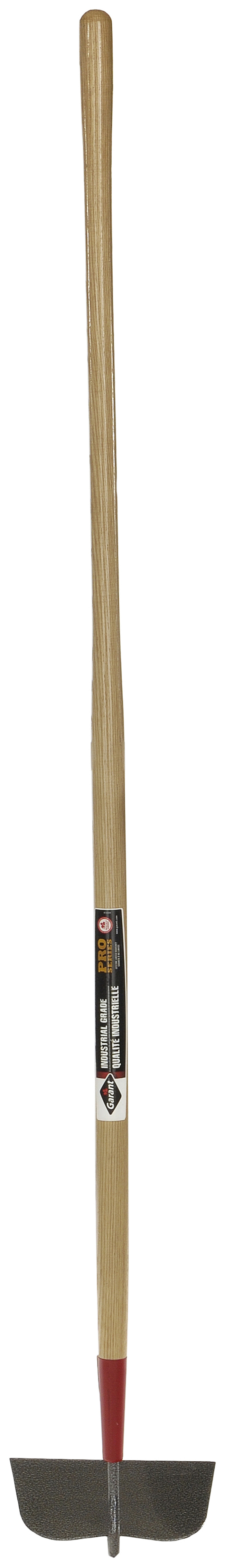 Garden hoe, 8" head, shank type, wood handle