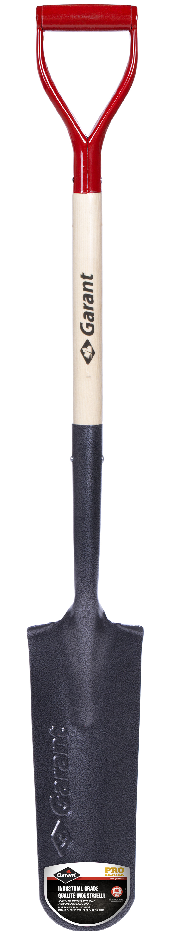 Drain spade 16", wood handle, dh, Garant Pro