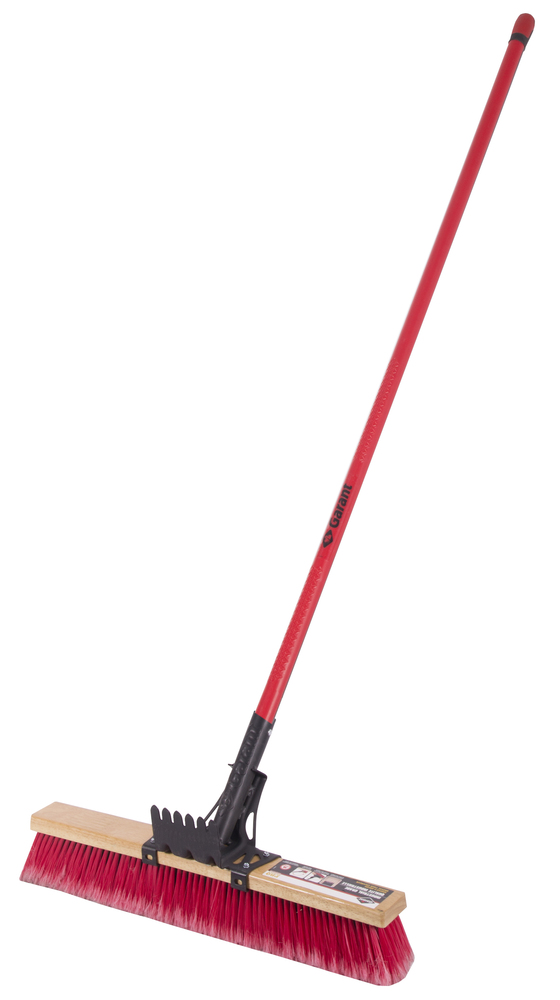 Roofer's brush, 24" head, fiberglass handle, lh, Garant Pro