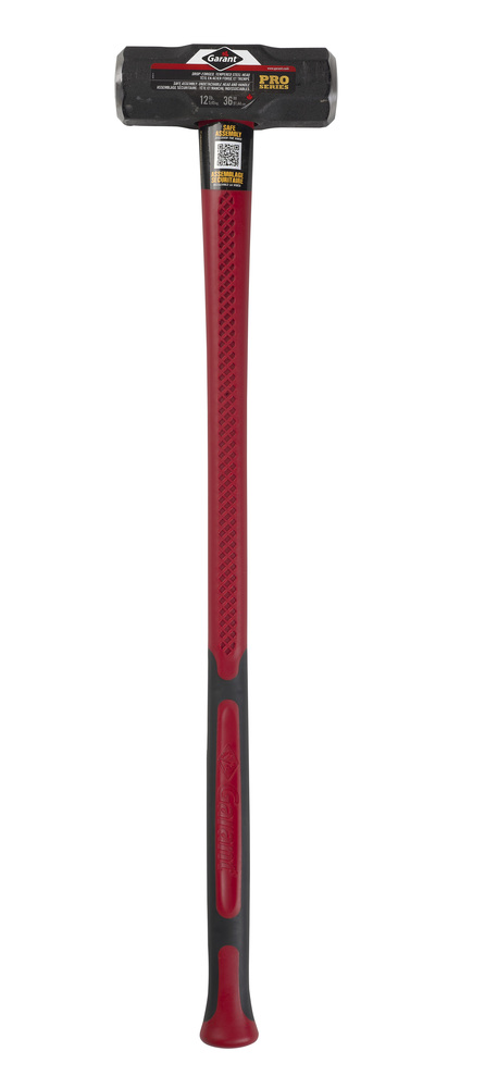 Sledge hammer, d. face, 12 lbs, 36'' fg hdle, Garant Pro Series