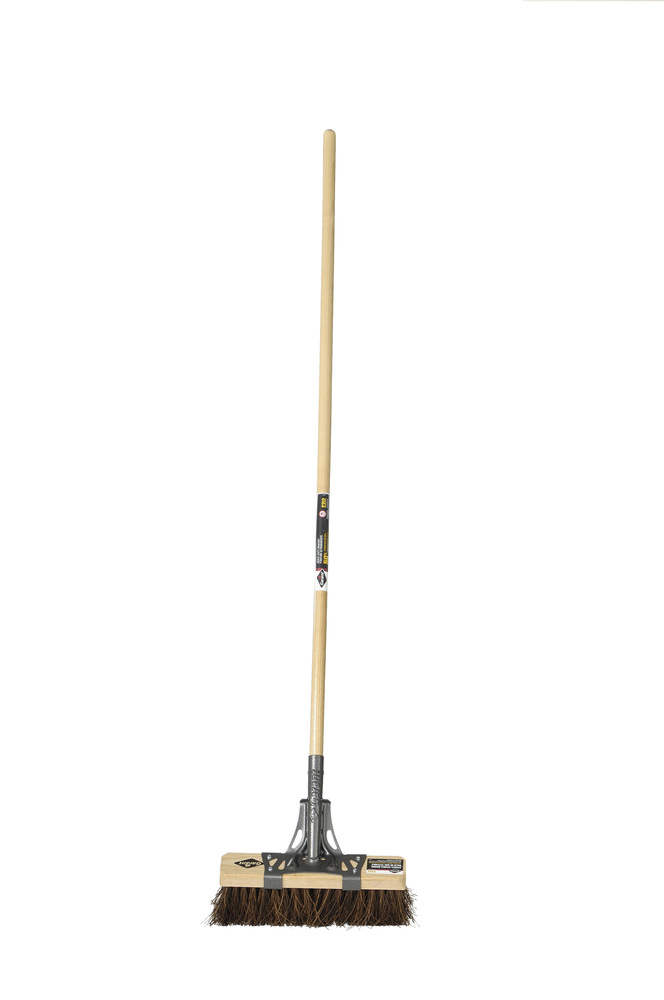 Street/stable broom, 14", palmyra fibers for extra rough surfaces, lh, Garant Pro
