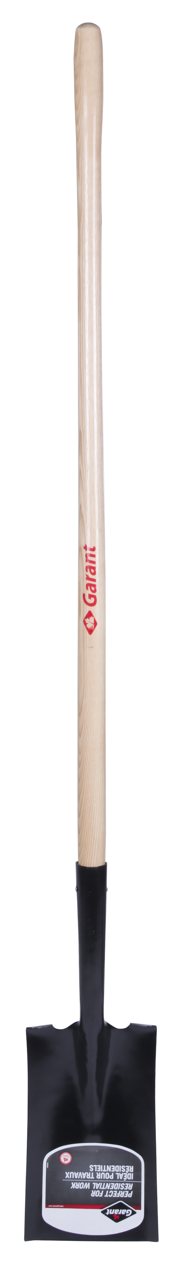 Garden spade, 46" hdle, lh, Garant