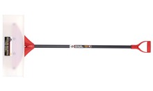 Garant GUH30FKDU - Snow pusher, 30" UHMW, black fiberglass hdle, kd, dh, Garant (bilingual)