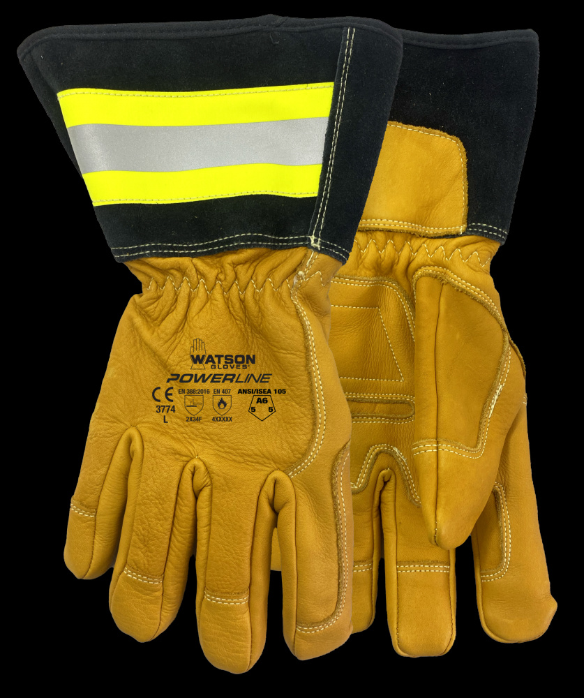 POWERLINE A6 FULLGRAIN COW REFLECTIVE DOUG CUFF UTILITY - X