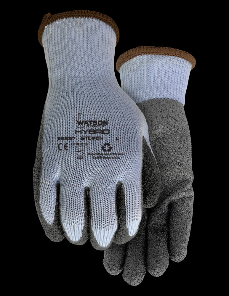 STEALTH HYBRID WASTENOT CRINKLE LATEX W RECLAIM LINED COATED - L