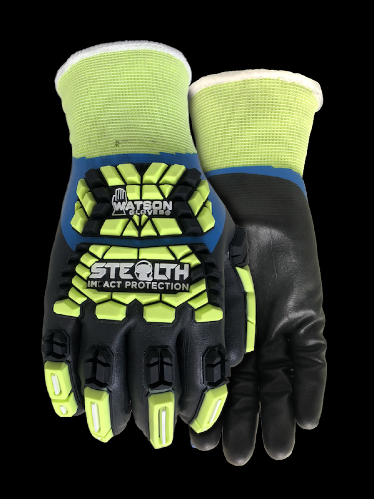 STEALTH TRIPLE THREAT A5 WASTENOT FULL DIPPED NITRILE LINED TPR COATED - M