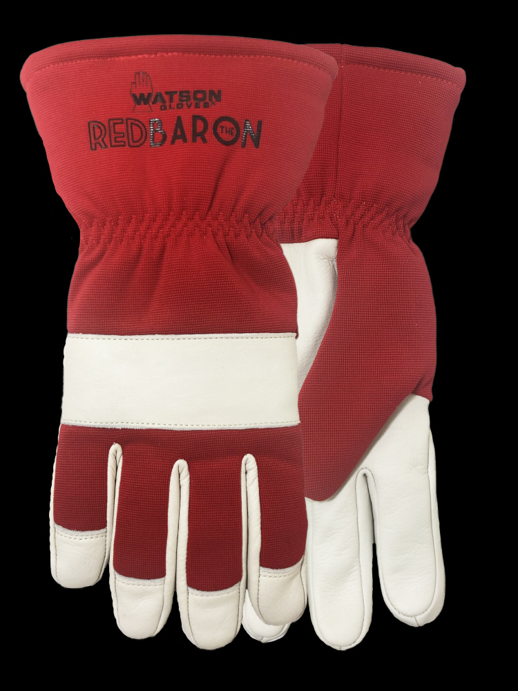 RED BARON WASTENOT FULL COW SHERPA LINED GAUNTLET COMBO - L