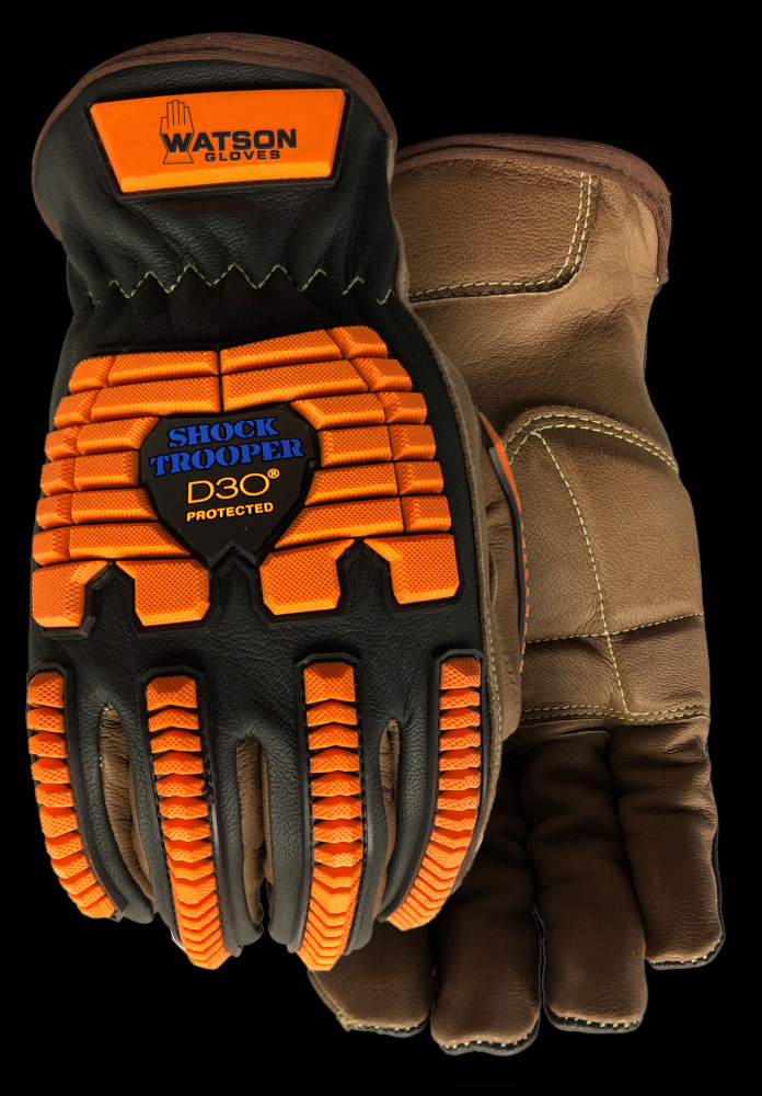 SHOCK TROOPER A7 D30 BACK ANTIVIBE PALM THINSULATE GOATSKIN - X