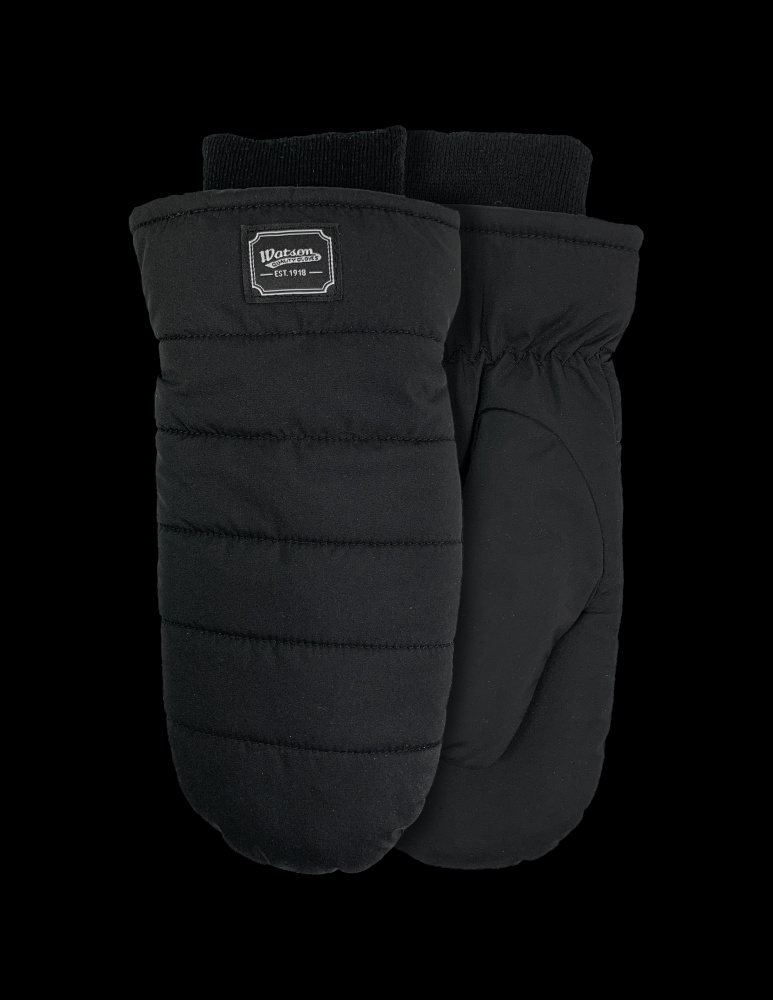 BLACK PUFFER MITT TASLON BACK AND PALM EC200 LINED LIFESTYLE - M