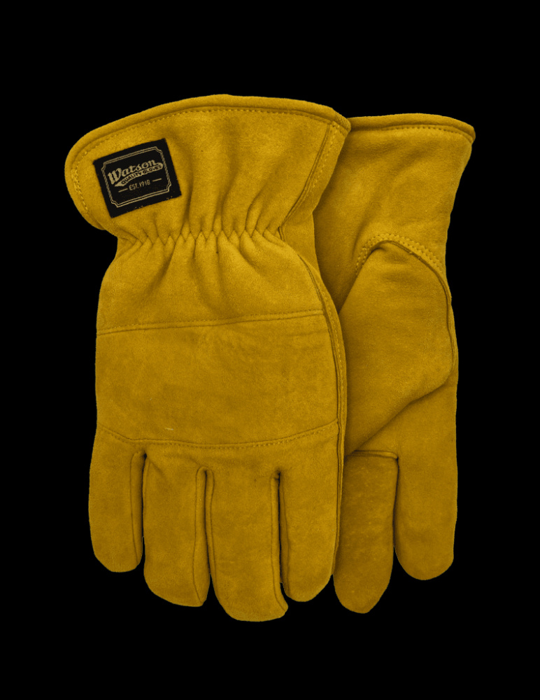 CRAZY HORSE SPLIT DEERSKIN 350G COTTON VELVET LINED DRIVER - S