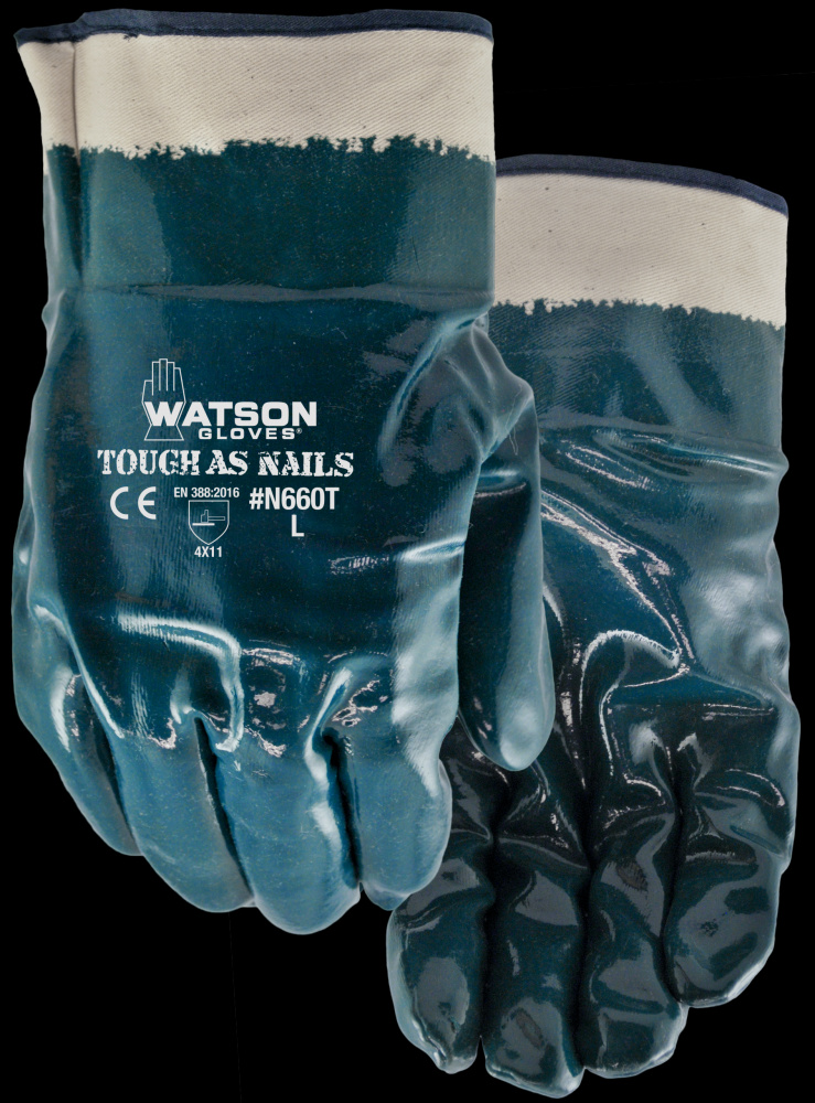 TOUGH AS NAILS HEAVY NITRILE COATING COATED - L