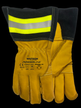 Watson Gloves 93774-X - POWERLINE A7 FULL COW C100 LINED 3 INCH GAUNTLET UTILITY - X