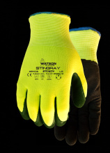 Watson Gloves 9403-M - STEALTH STINGRAY SANDY NITRILE HIVIS WATER RESISTANT COATED - M