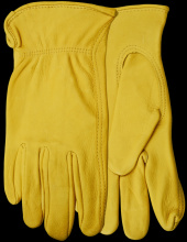 Watson Gloves 577-X - RANGE RIDER FULLGRAIN DEER GOLD DRIVER - X