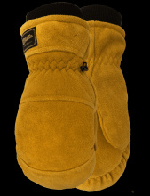 Watson Gloves 9591-M - CRAZY HORSE SPLIT DEER SHERPA LINING MITT LIFESTYLE - M