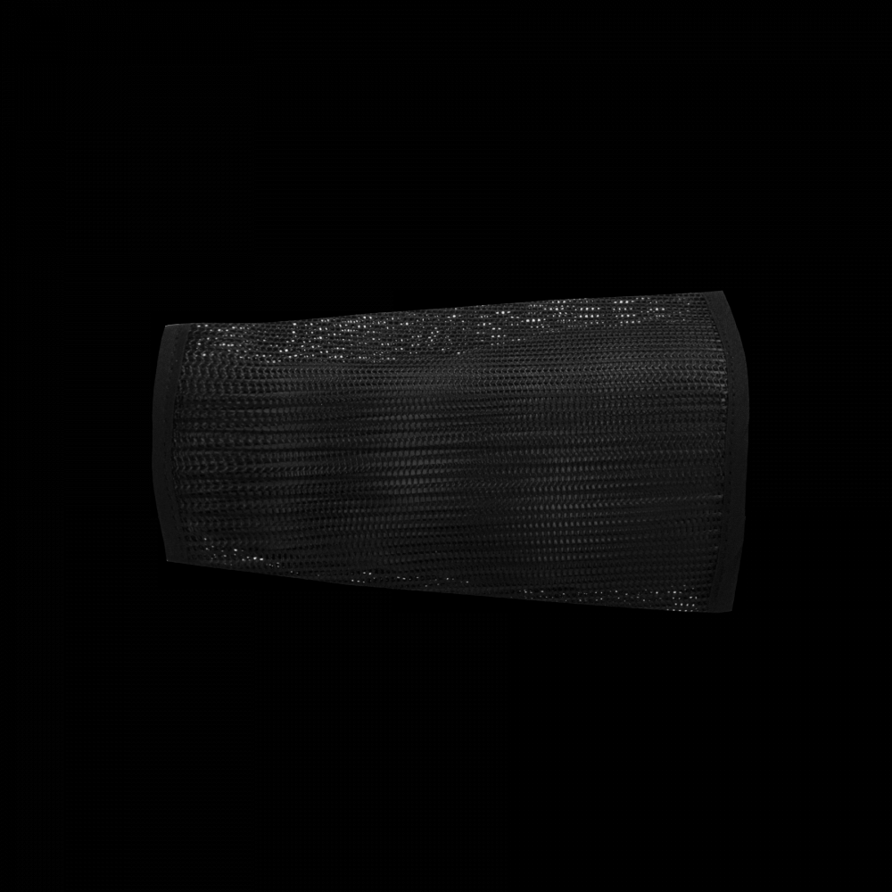 7"BLACK MESH SLEEVE, VELCRO
