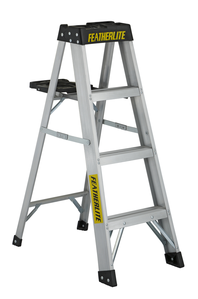 4' Aluminum Step Ladder Type IA 300 Load Capacity (lbs)