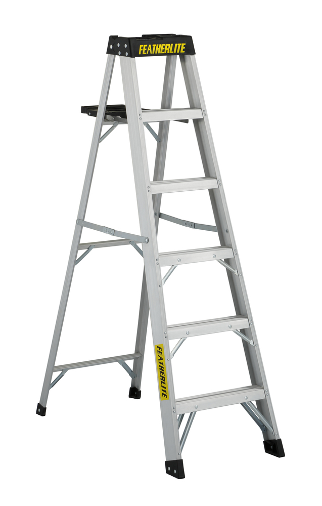 6' Aluminum Step Ladder Type IA 300 Load Capacity (lbs)