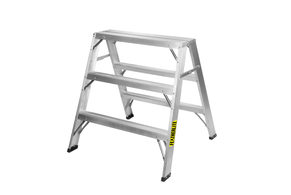 3' Aluminum Step Ladder Type IA 300 Load Capacity (lbs)