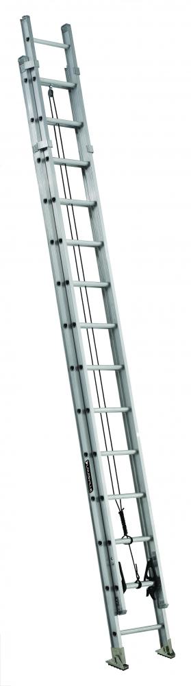 28' Aluminum Extension Ladder, Type IAA, 375 lb Load Capacity