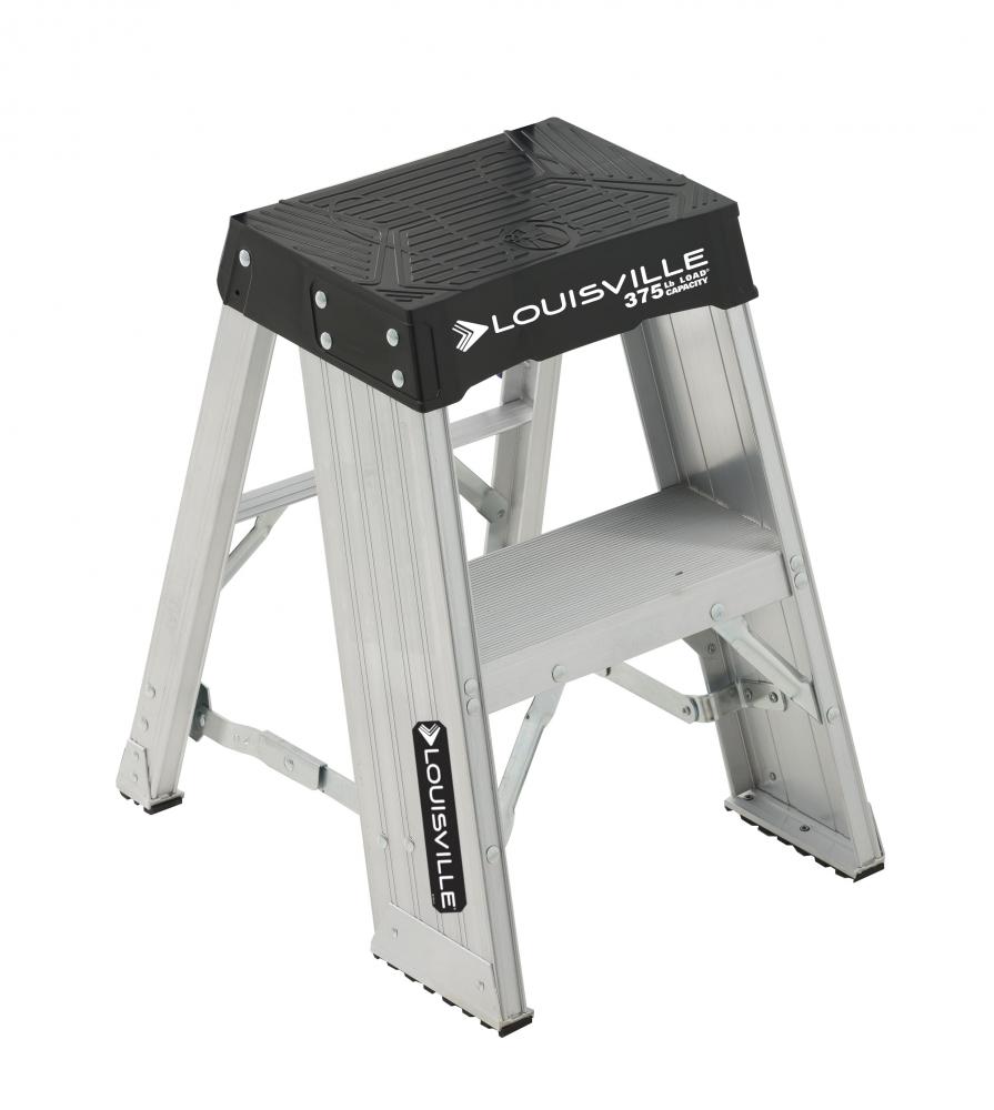 3' Aluminum Step stool, Type IAA, 375 lb Load Capacity