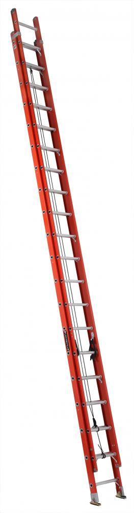 40' Fiberglass Extension Ladder, Type IA, 300 lb Load Capacity