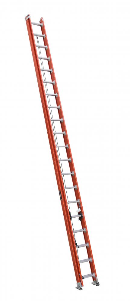 40' Fiberglass Extension Ladder, Type IA, 300 lb Load Capacity