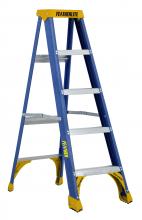 Louisville Ladder Corp 6305 - 5' Fiberglass Step Ladder Type I 250 Load Capacity (lbs)