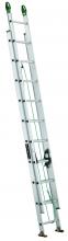 Louisville Ladder Corp AE4220PG - 20' Aluminum Extension Ladder,  w/Pro Grip, Type II, 225 lb Load Capacity