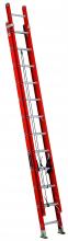 Louisville Ladder Corp FE3224 - 24' Fiberglass Extension Ladder, Type IA, 300 lb Load Capacity