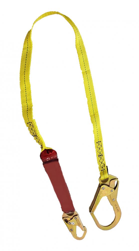 6FT SINGLE LANYARD W/2-1/4 HOOK