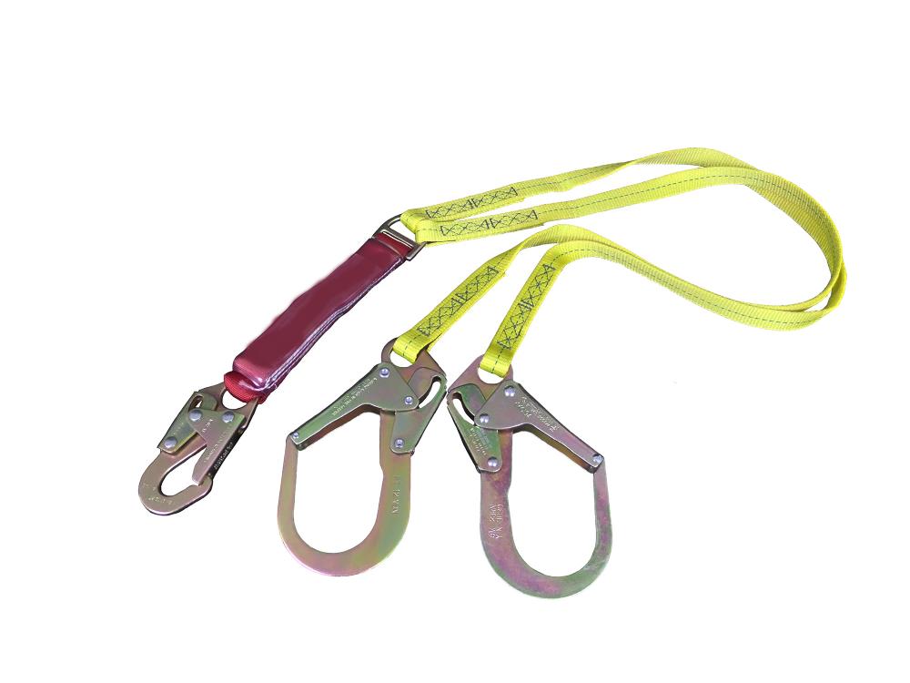 6FT EEA TWIN LANYARD W/2-1/4 HOOK