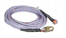 Dentec 16VL50-1 - VERTICAL LIFELINE/5/8INX50FT/.75IN HOOK
