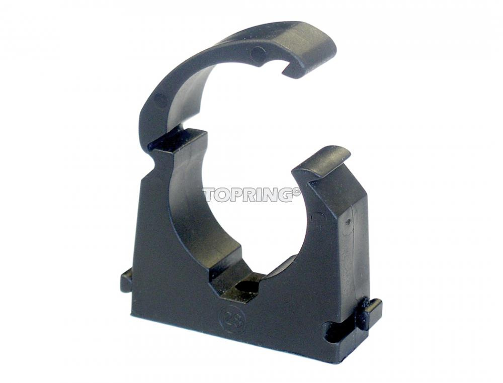 Acetal Pipe Mounting Clip for 22 mm S07