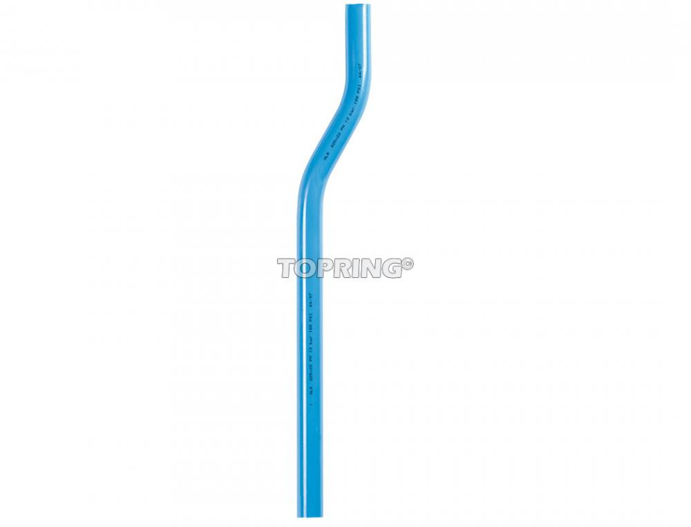 25 mm 48 cm Aluminum S Bend Pipe S08