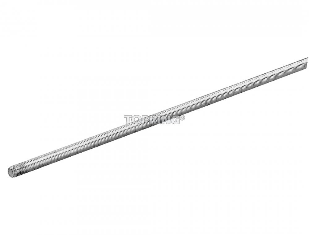 Threaded Rod 1/2 UNC x 10' Zinc plated PPS