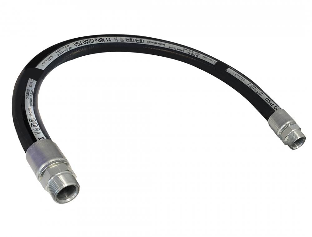 Anti-Vibr. Hose 48"x1-1/2(M)NPT CRN