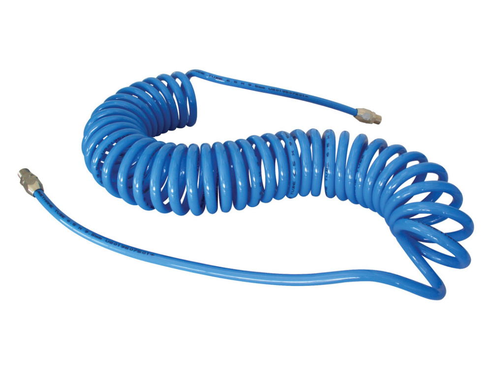 Polyurethane Coiled Hose 1/4 I.D. 25 Feet