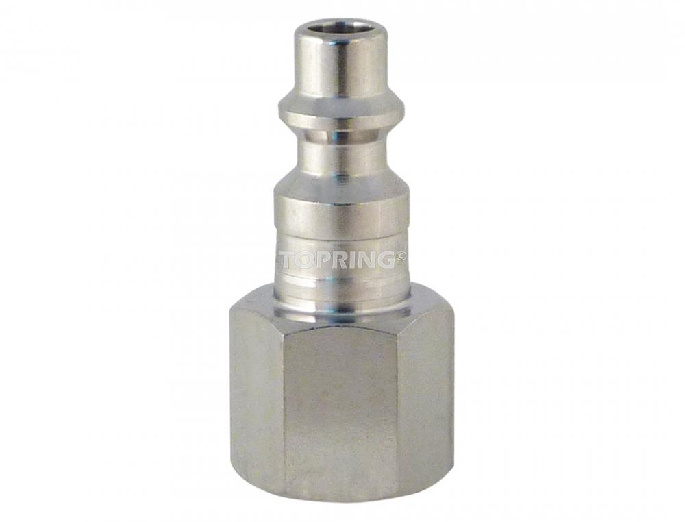 1/4 Industrial Stainless Steel Coupler Plug 1/4 (F) NPT