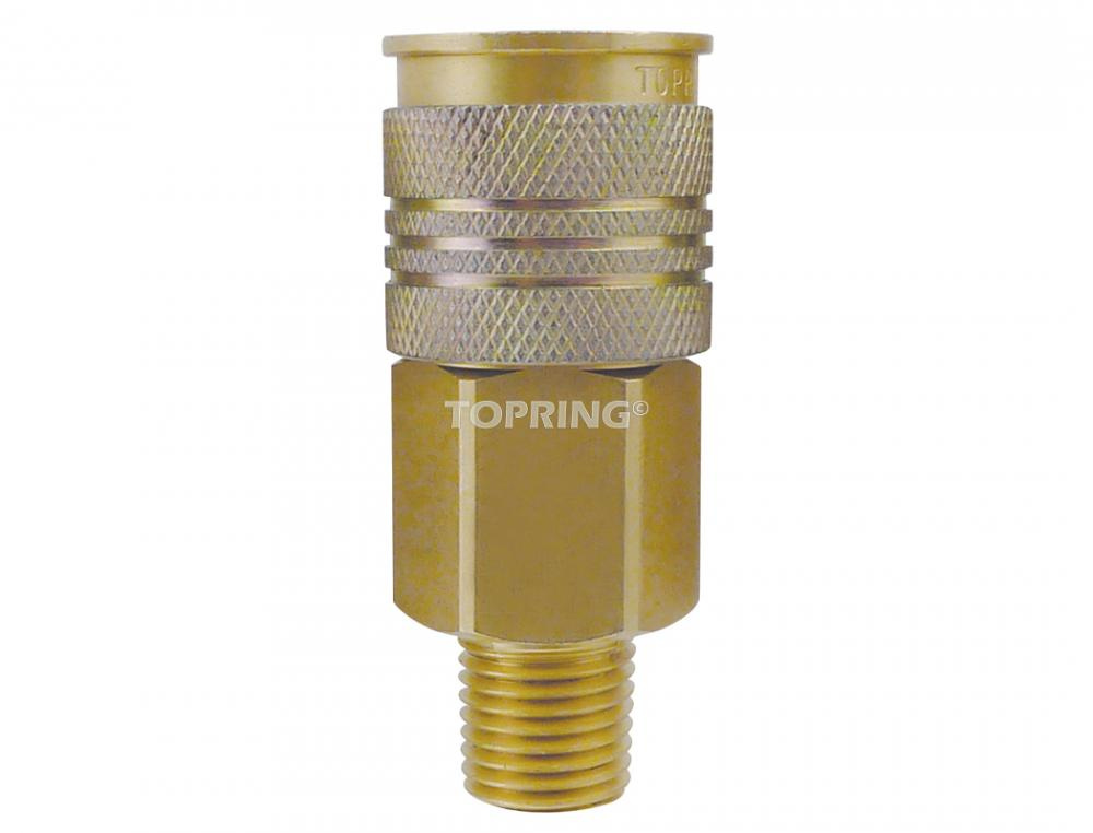 1/4 in. 3 in 1 Brass Quick Coupler 3/8 (M) NPT
