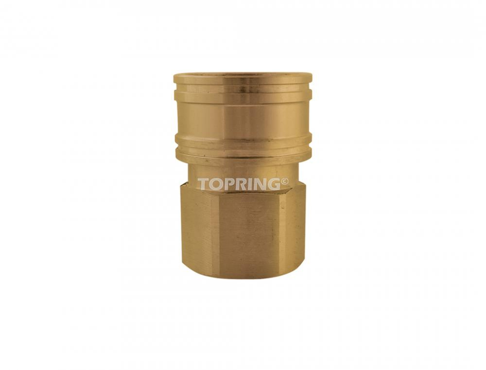 High Flow Brass Coupler 1/2 (F) NPT