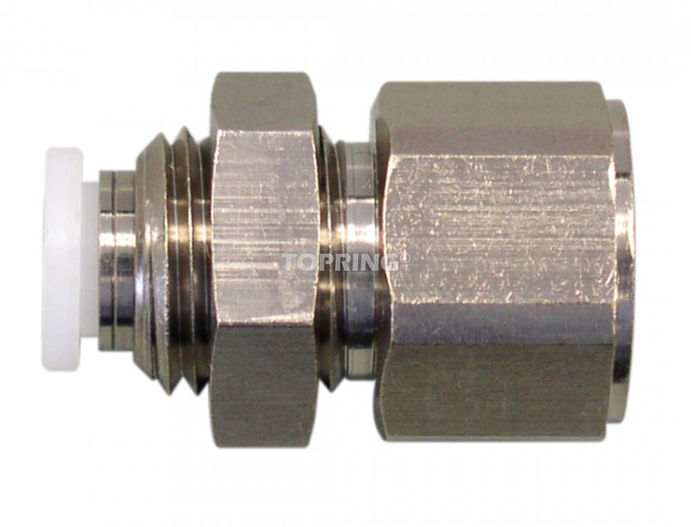 6 mm Push-to-Connect to 1/4 (F) NPT Bulkhead Adapter